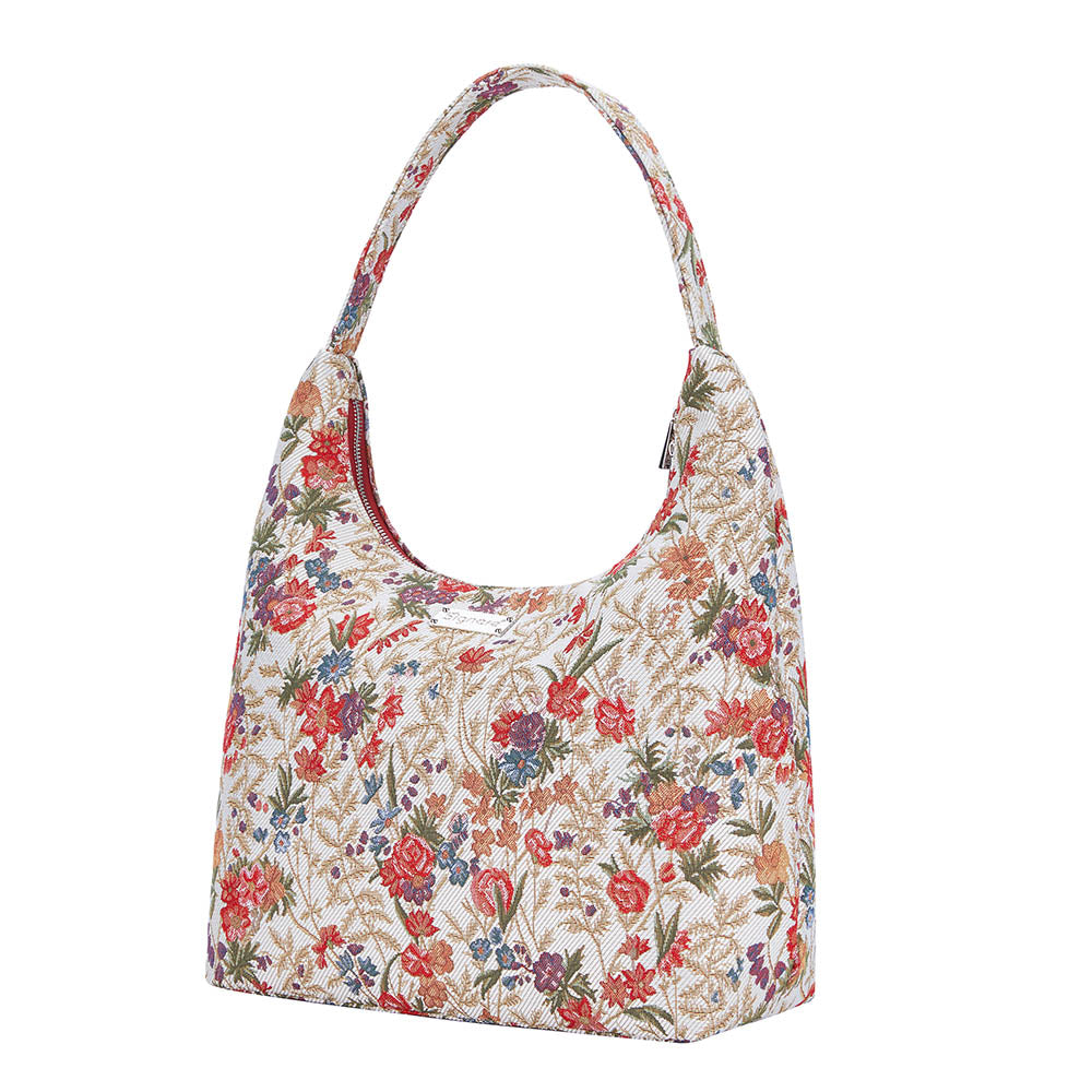 Flower Meadow V&A Licensed Hobo Handbag Shoulder Bag