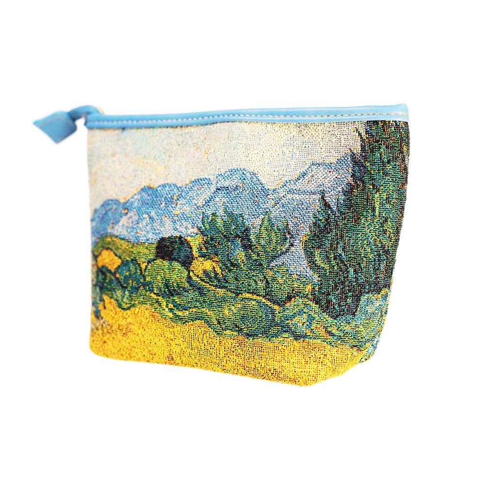 Van Gogh Wheatfield Art Makeup Bag/ Makeup Pouch