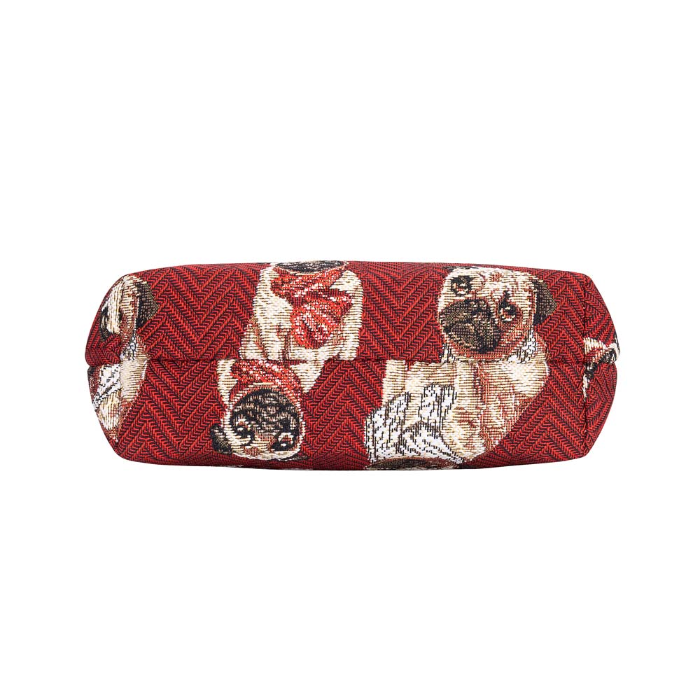 Pug Dog Red Sling Bag