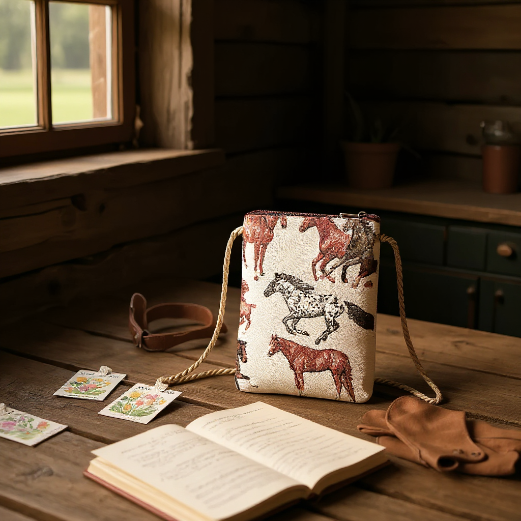 Running Horse Brown Smart Bag