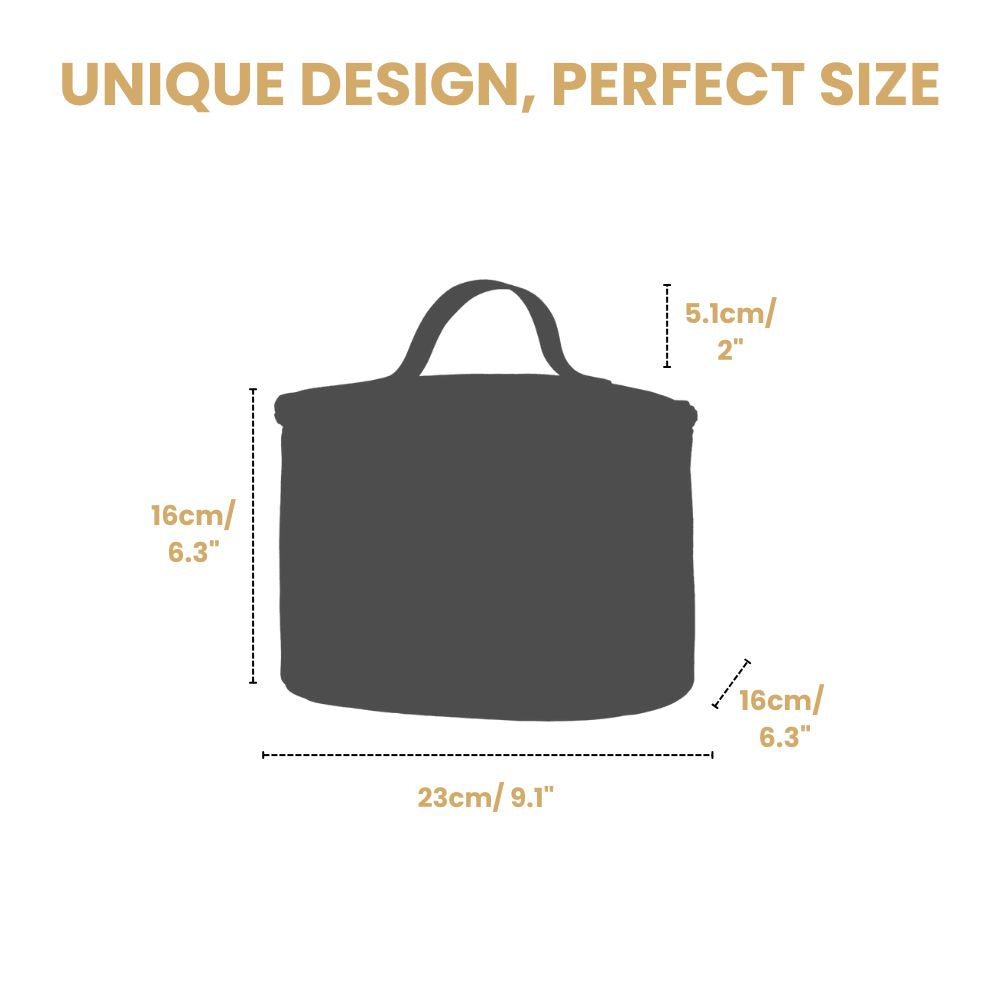 Pug Dog Red Toiletry Bag/ Toiletries Organizer