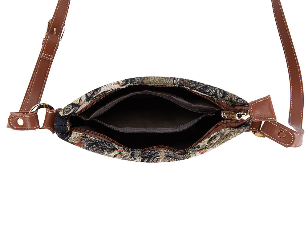 Cat Brown Crossbody Bag