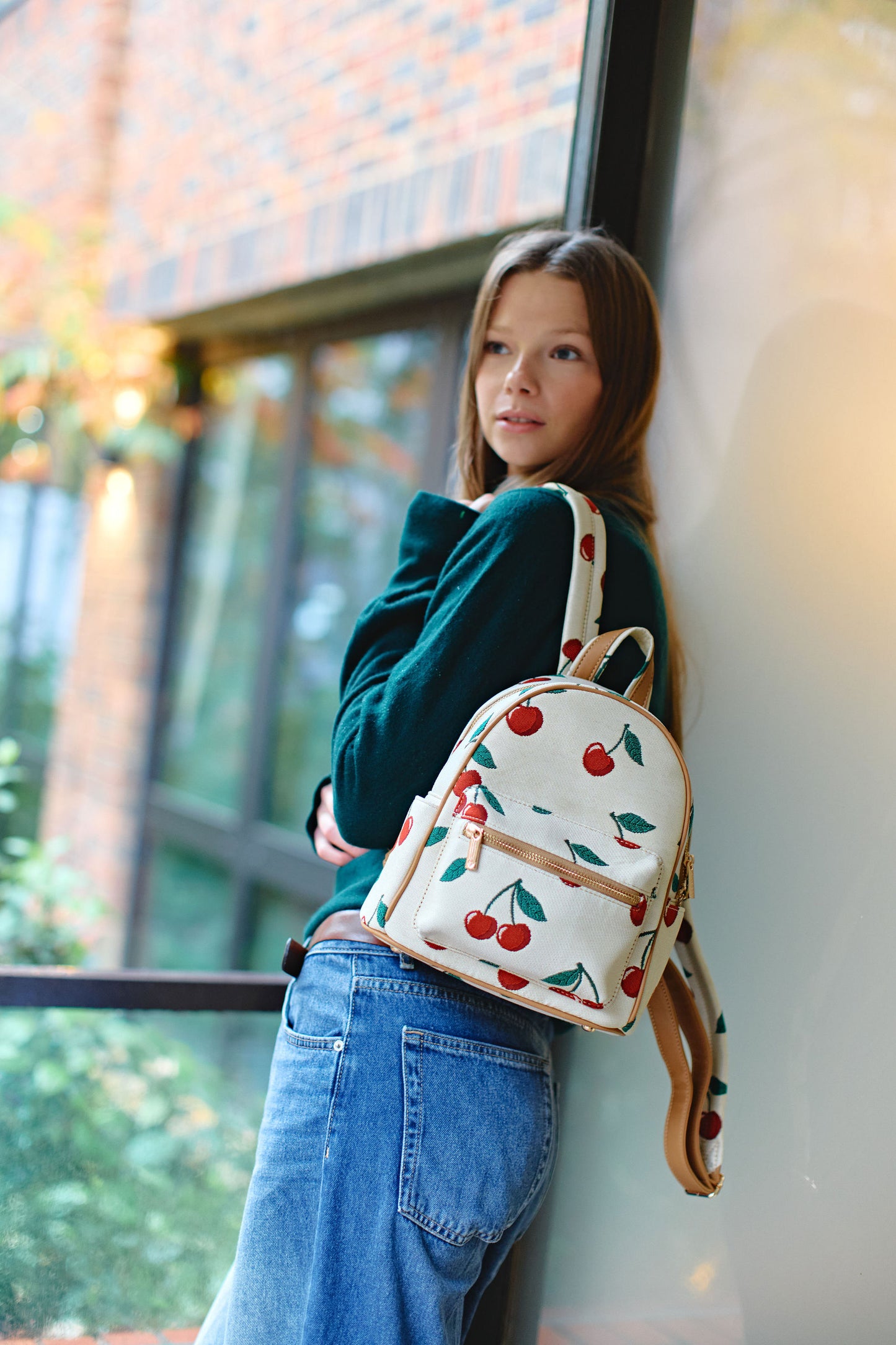 Cherry Cream Daypack/ Rucksack