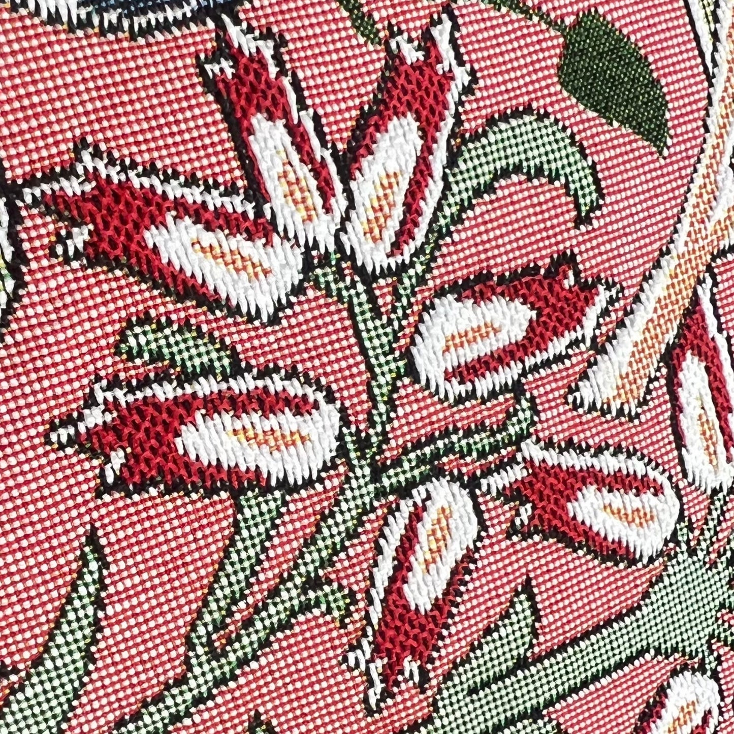 William Morris Hyacin - Panelled Pillowcase/Cushion Cover 18x18 Inch