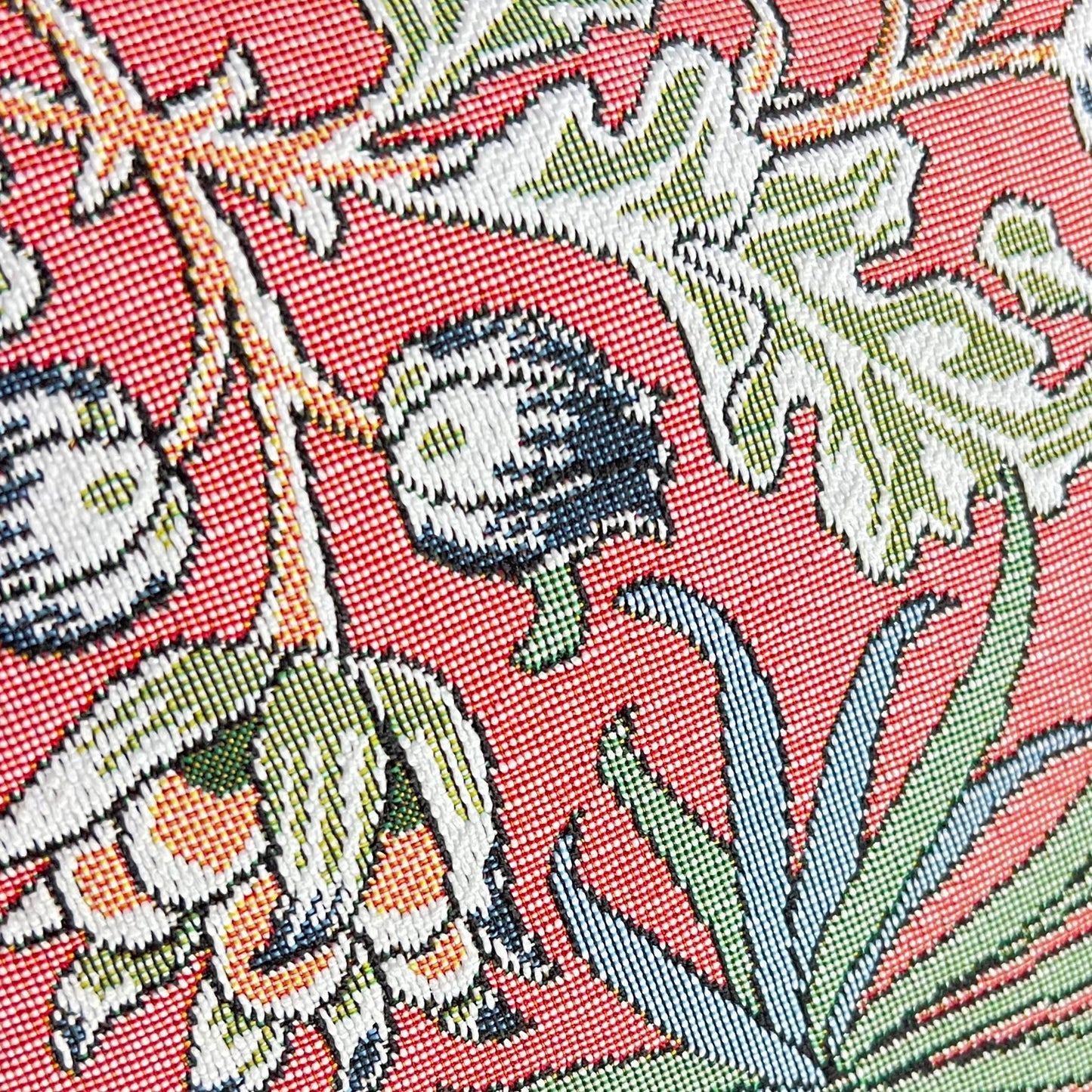 William Morris Hyacin - Panelled Pillowcase/Cushion Cover 18x18 Inch