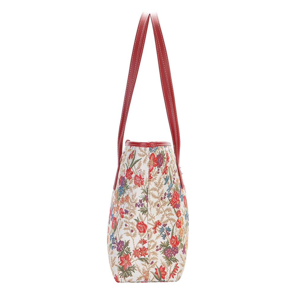 COLL-FLMD | Flower Meadow College/Shoulder Tote Bag - www.signareusa.com