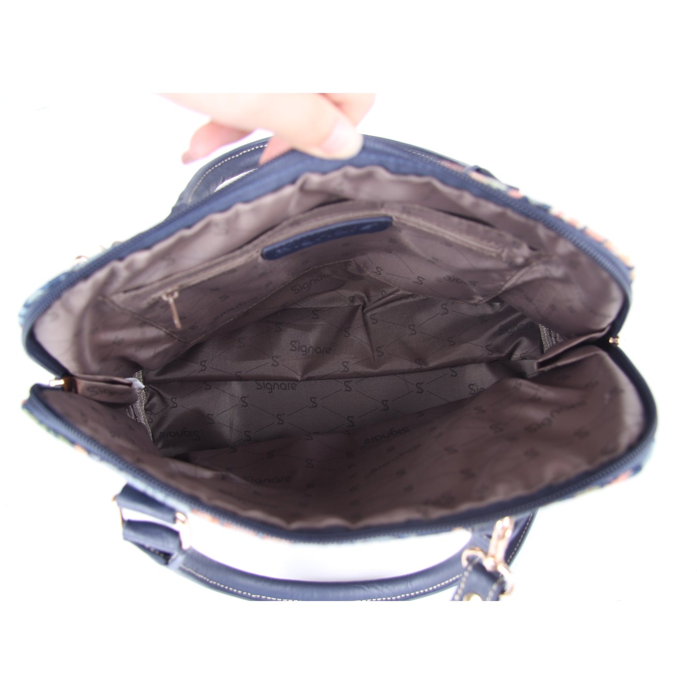 CONV-FORE | Forest Life Blue Top Handle Purse Handbag - www.signareusa.com