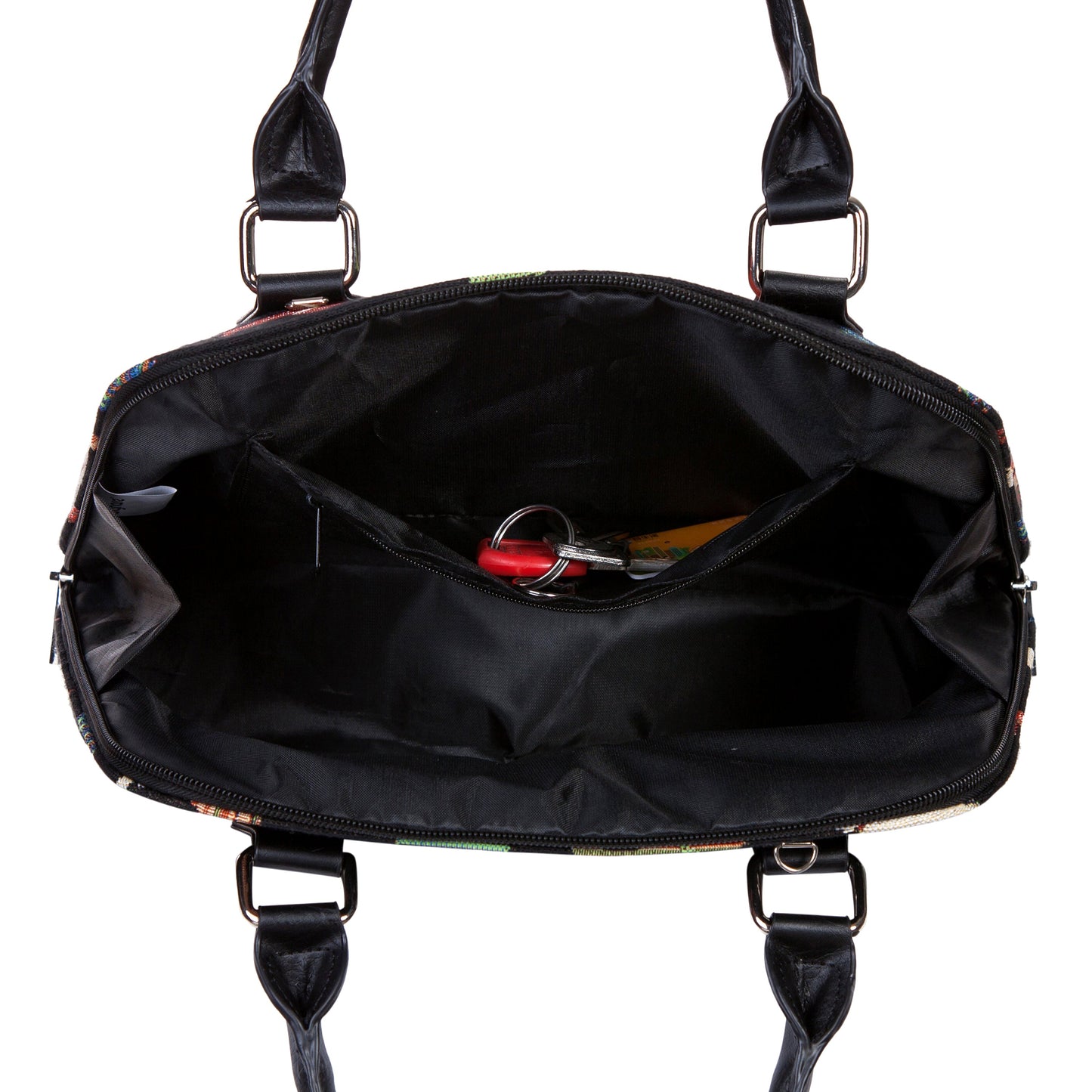 Playful Puppy Convertible Top Handle Purse Handbag