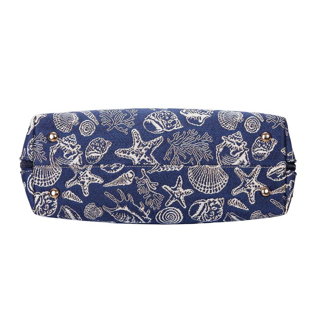 CONV-SHELL | Sea Shell Convertible Top Handle Purse Handbag - www.signareusa.com