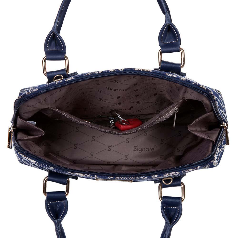 CONV-SHELL | Sea Shell Convertible Top Handle Purse Handbag - www.signareusa.com