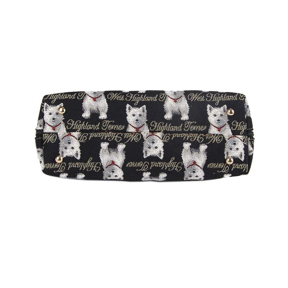 CONV-WES | Westie Dog Convertible Top Handle Purse Handbag - www.signareusa.com