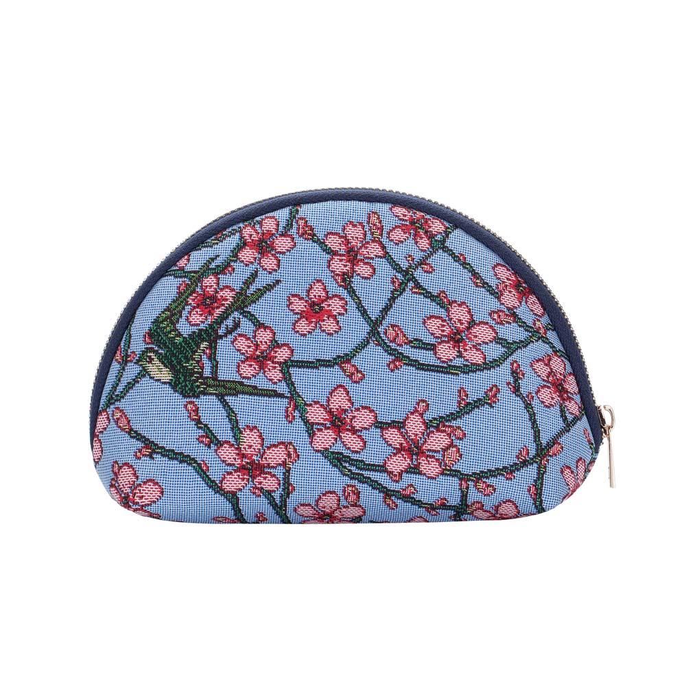 COSM-BLOS | ALMOND BLOSSOM AND SWALLOW Cosmetic Make Up Bag - www.signareusa.com