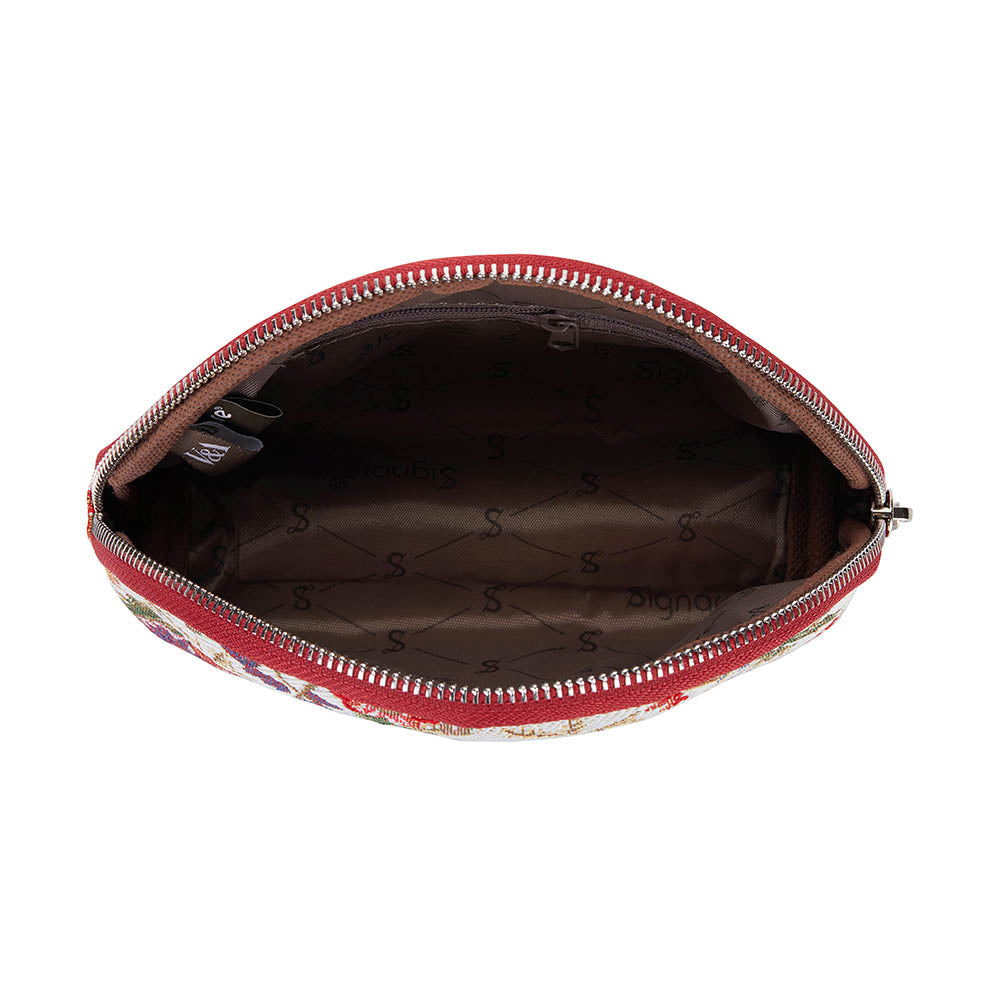 COSM-FLMD | Flower Meadow Cosmetic Make Up Bag - www.signareusa.com