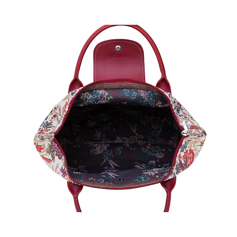 FDAW-FLMD | Flower Meadow FOLDAWAY GROCERY BAG - www.signareusa.com