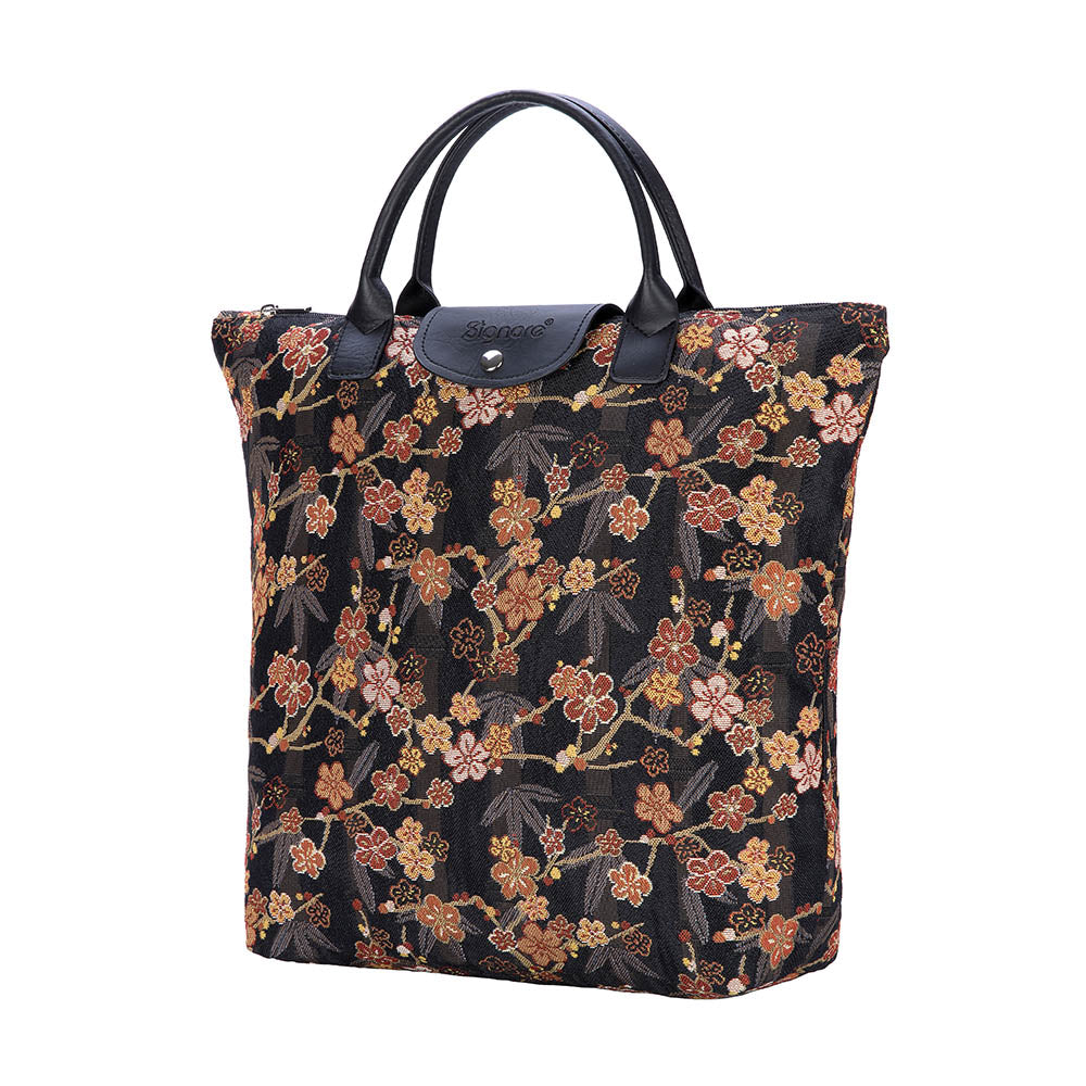 FDAW-SAKURA | Ume Sakura FOLDAWAY GROCERY BAG - www.signareusa.com