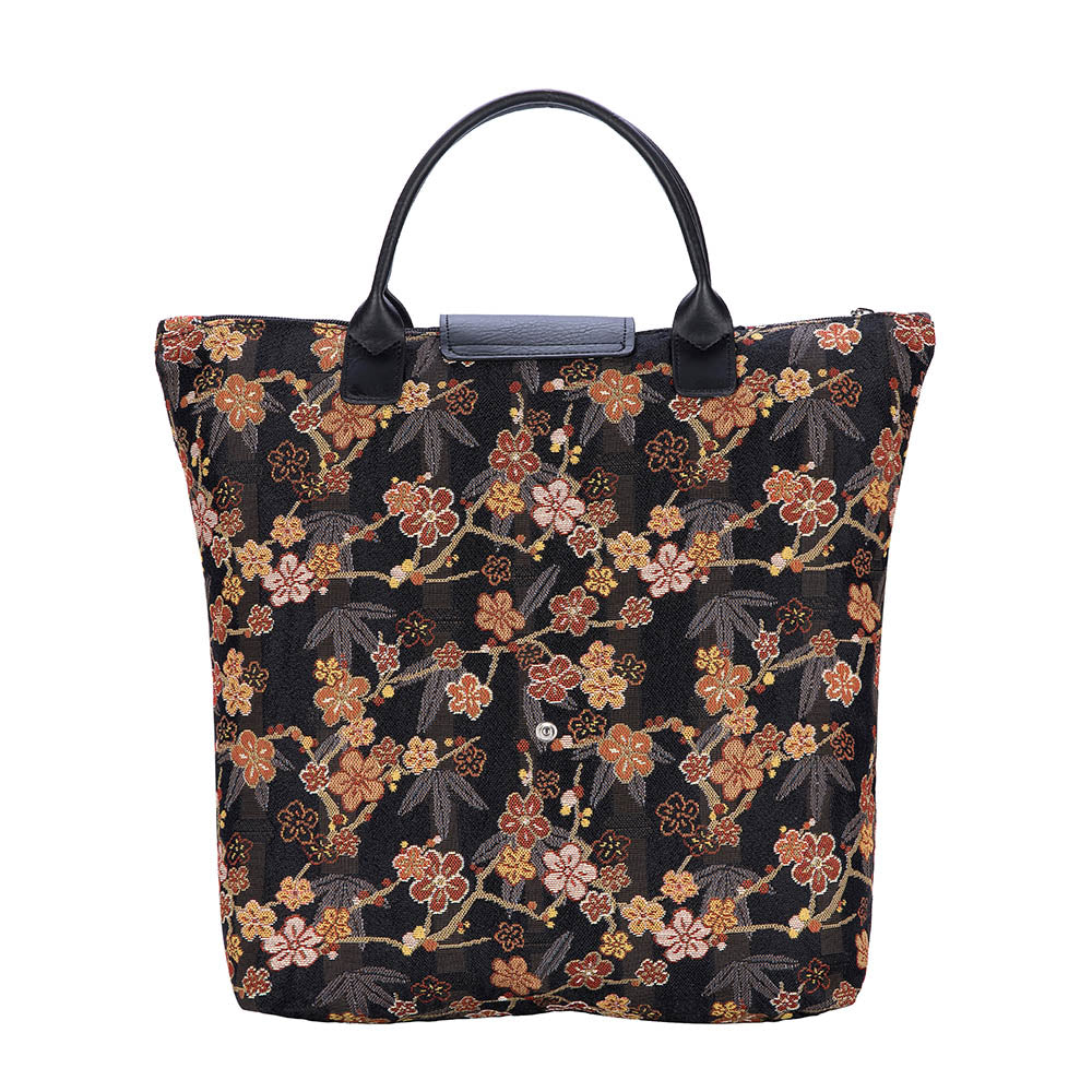 FDAW-SAKURA | Ume Sakura FOLDAWAY GROCERY BAG - www.signareusa.com