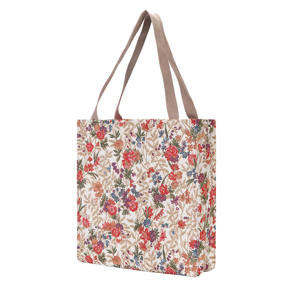 GUSS-FLMD | Flower Meadow Foldable Gusset Bag - www.signareusa.com