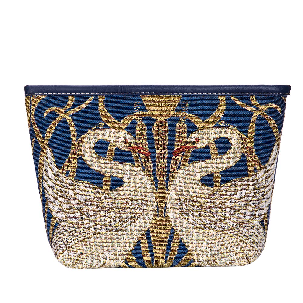 MAKEUP-ART-WC-SWAN | WALTER CRANE SWAN MAKE UP COSMETIC BAG - www.signareusa.com
