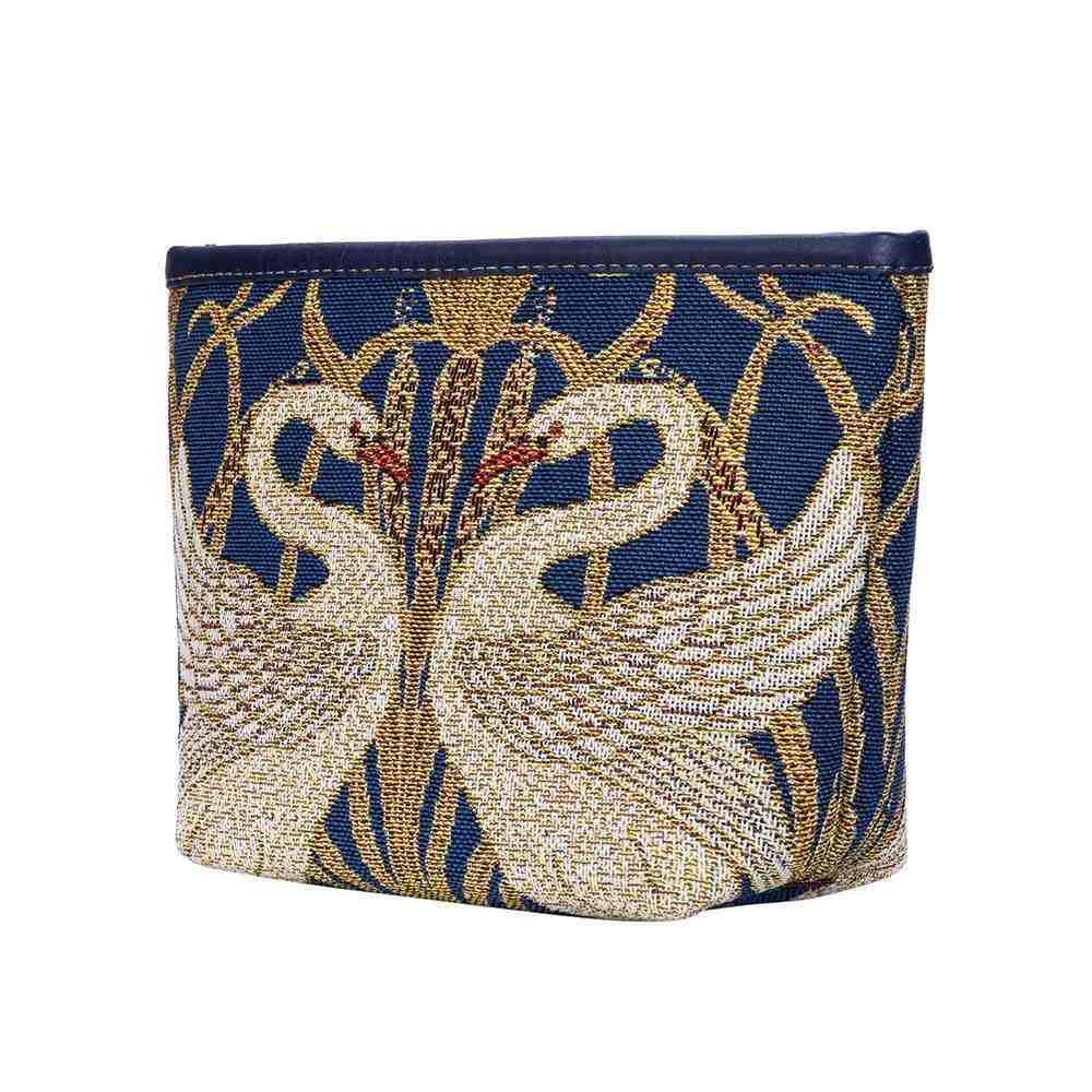 MAKEUP-ART-WC-SWAN | WALTER CRANE SWAN MAKE UP COSMETIC BAG - www.signareusa.com