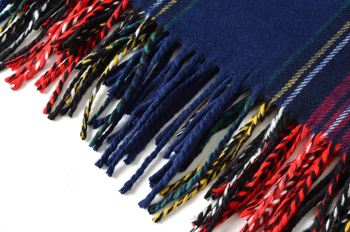 SC-TTN-NVST | Navy Royal Stewart Tartan Plaid Scarf Shawl - www.signareusa.com