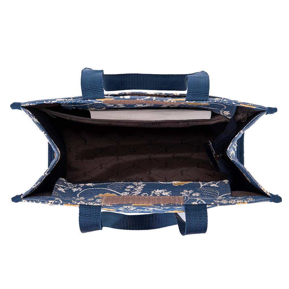 SHOP-AUST | JANE AUSTEN'S BLUE OAK SHOPPER BAG - www.signareusa.com