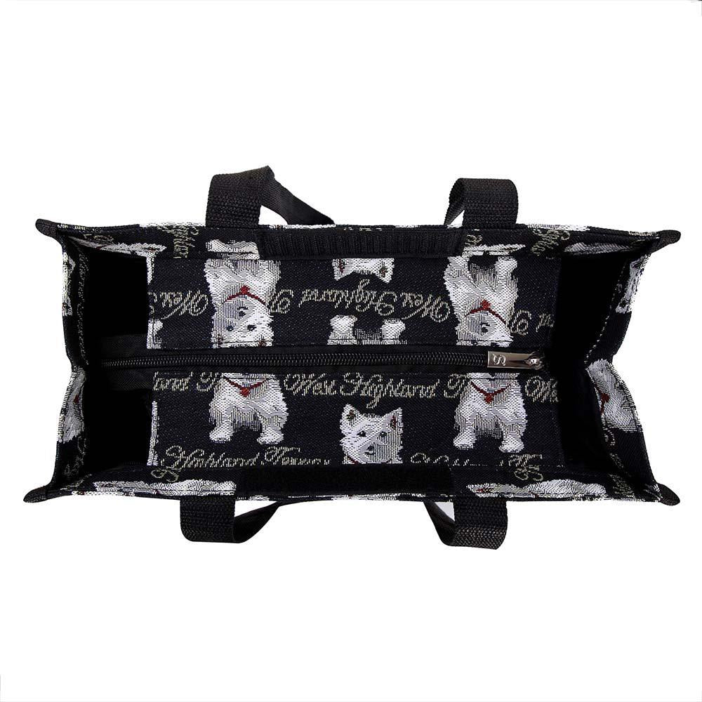 SHOP-WES | WESTIE DOG SHOPPER BAG - www.signareusa.com