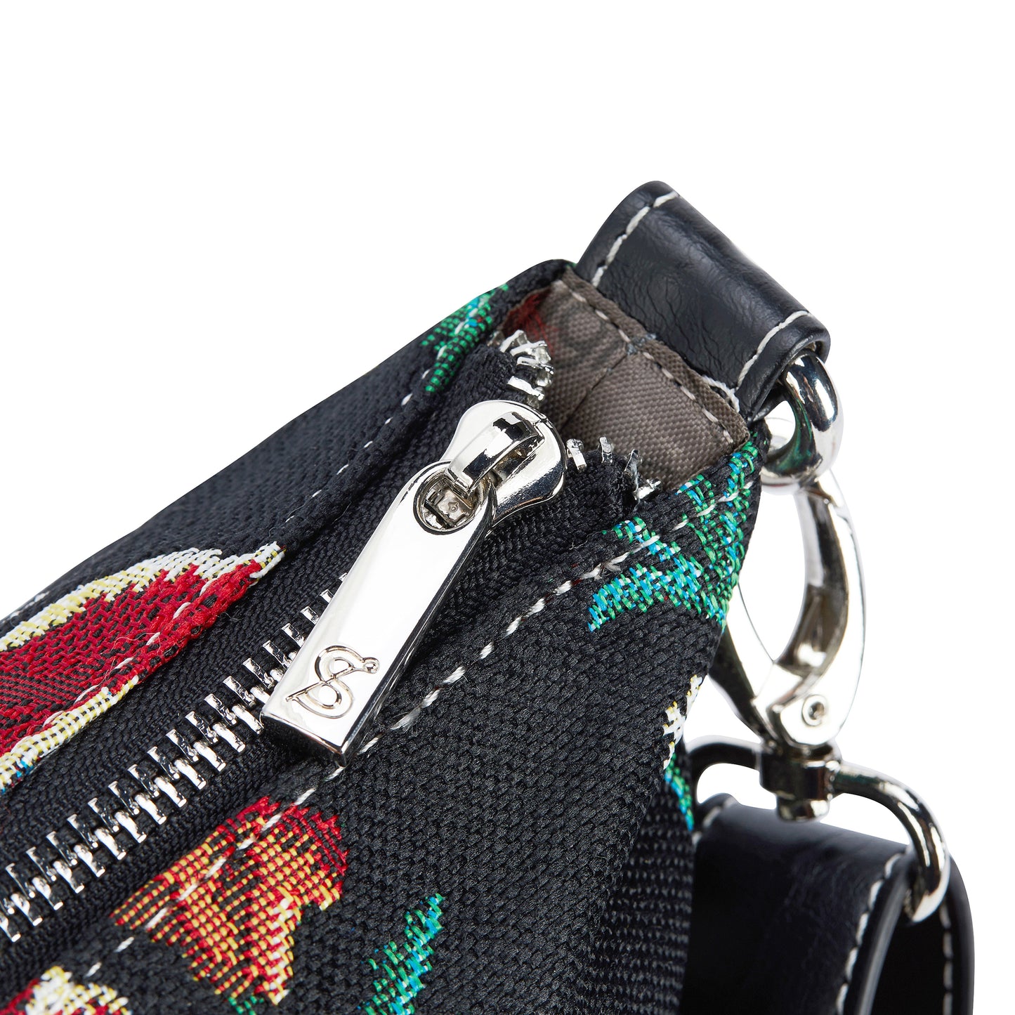 Slouch Bag Frida Kahlo Poppy Black