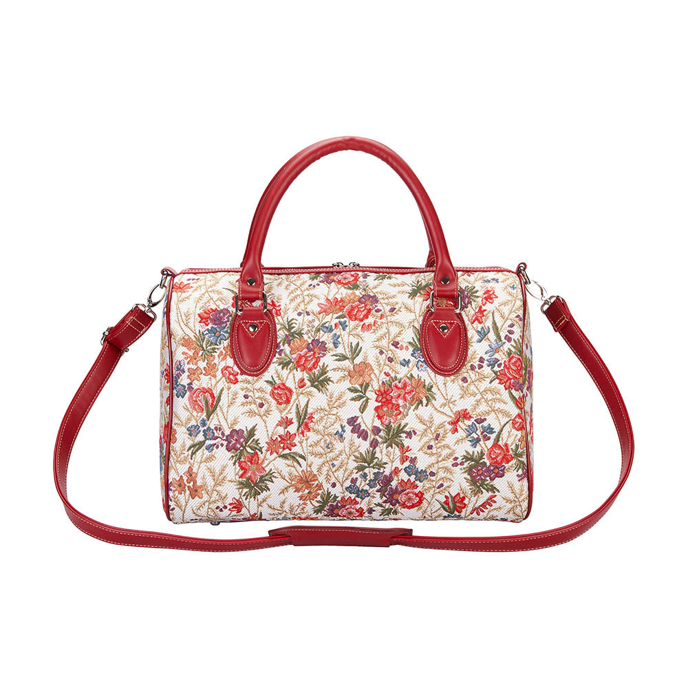TRAV-FLMD | FLOWER MEADOW TRAVEL BAG WEEKEND GYM HOLDALL - www.signareusa.com