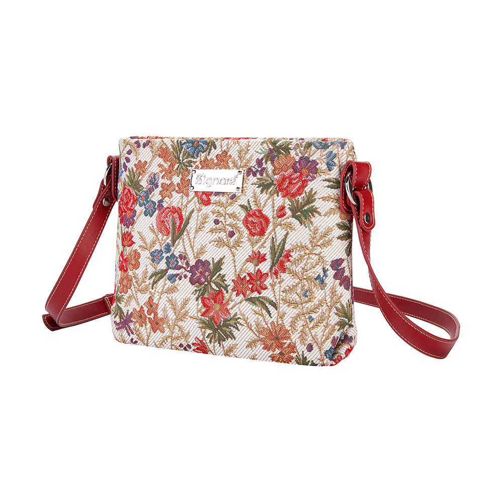 XB02-FLMD | FLOWER MEADOW CROSS BODY BAG PURSE HANDBAG - www.signareusa.com