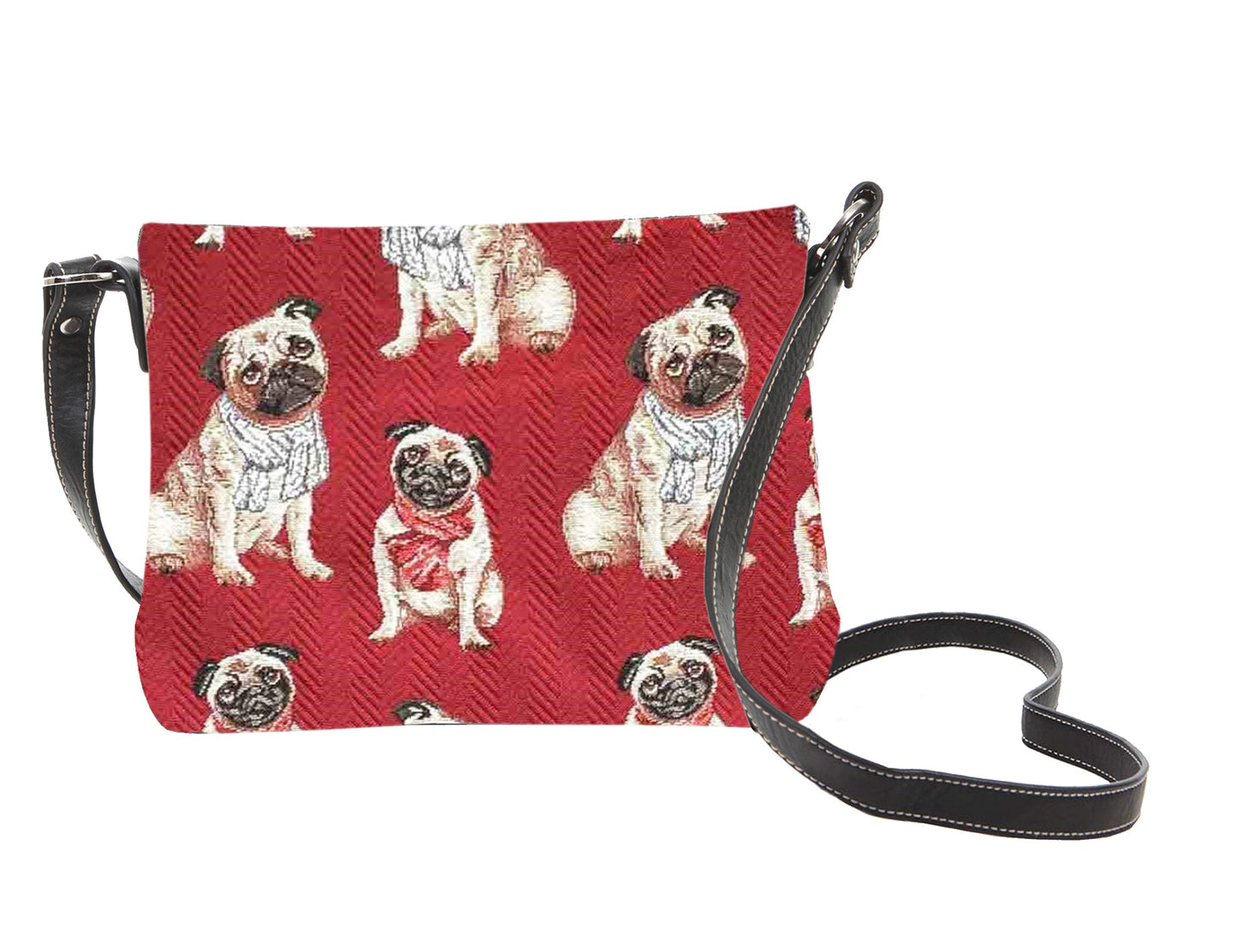 XB02-PUG | PUG CROSS BODY BAG PURSE HANDBAG - www.signareusa.com