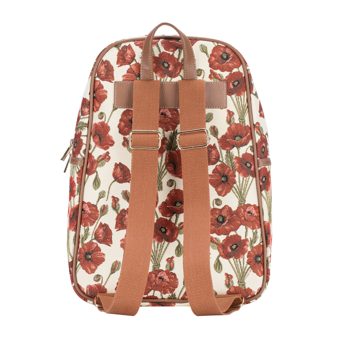 Poppy Floral Red Backpack