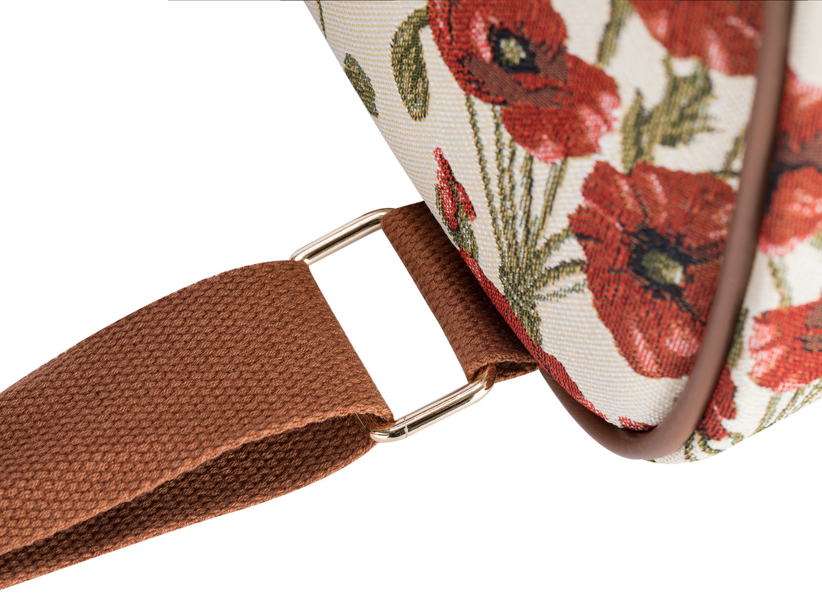 Poppy Floral Red Backpack
