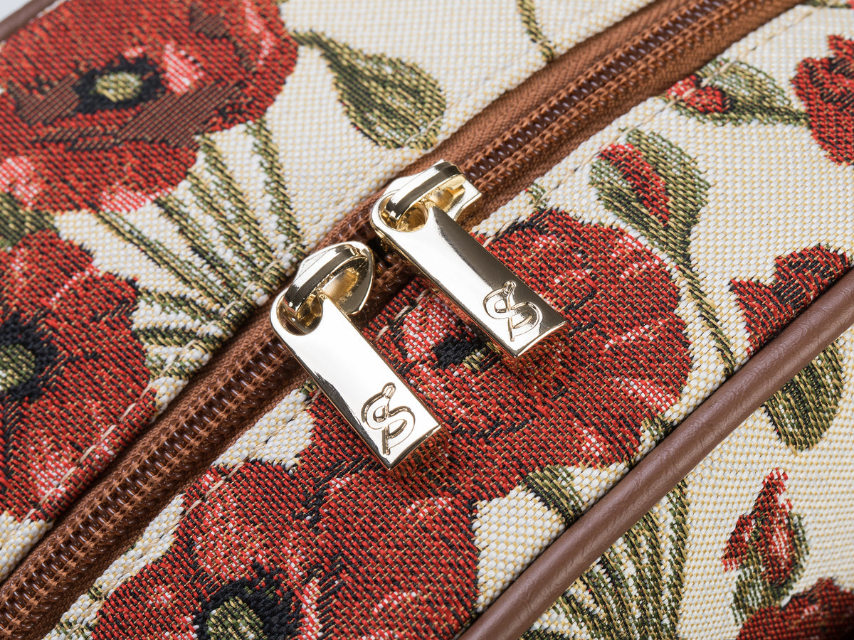 Poppy Floral Red Backpack