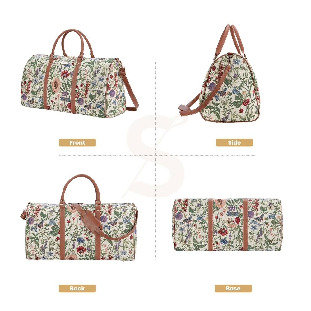 Morning Garden Floral Big Holdall/Duffel Bag