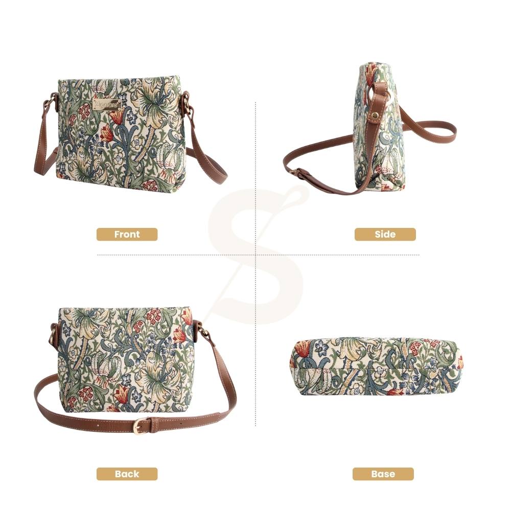 William Morris Golden Lily Crossbody Bag