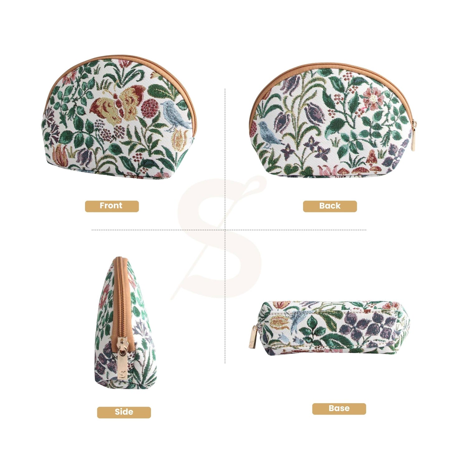 Charles Voysey Spring Flower Cosmetic Make Up Bag