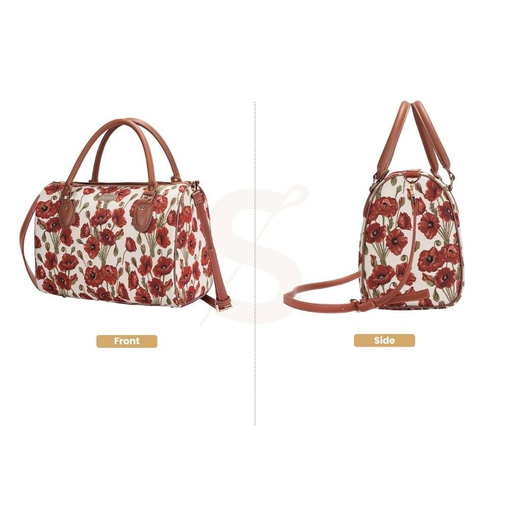 Poppy Red Travel Bag