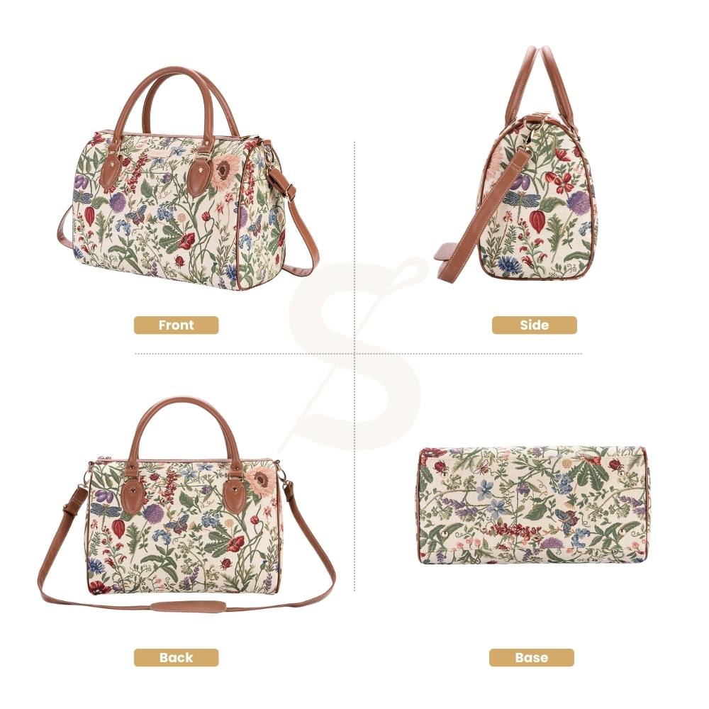 Morning Garden Floral Travel Bag