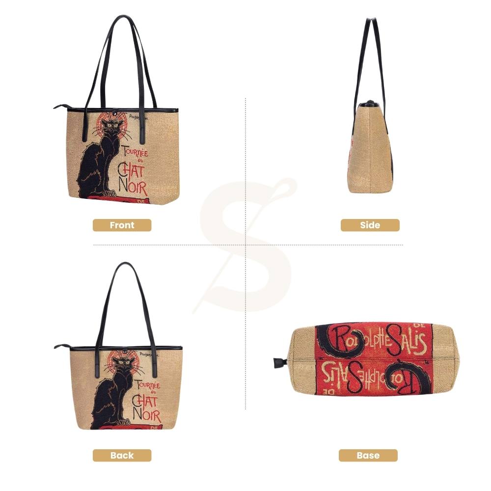 Steinlen - Tournée Du Chat Noir Shoulder Tote Bag