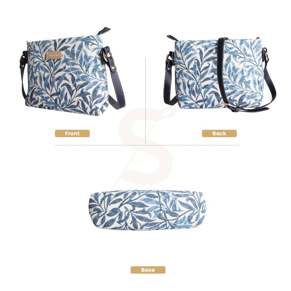 William Morris Willow Bough Blue Crossbody Bag