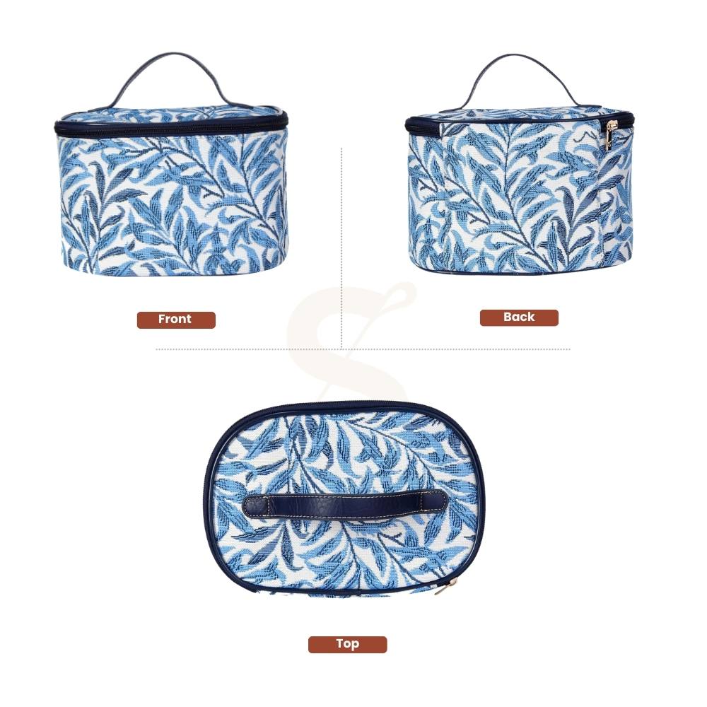 William Morris Willow Bough Blue Toiletry Bag/ Toiletries Organizer