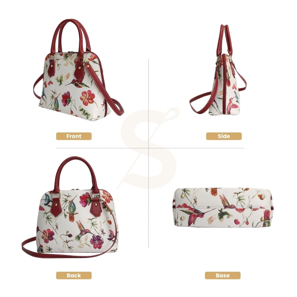 Hummingbird Convertible Top Handle Purse Handbag