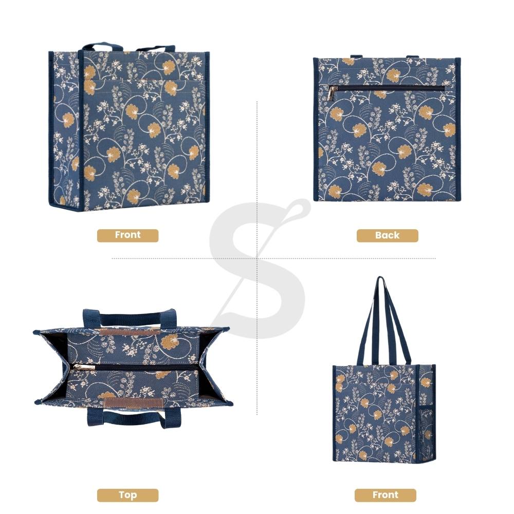 Jane Austen Blue Oak Shopper Bag