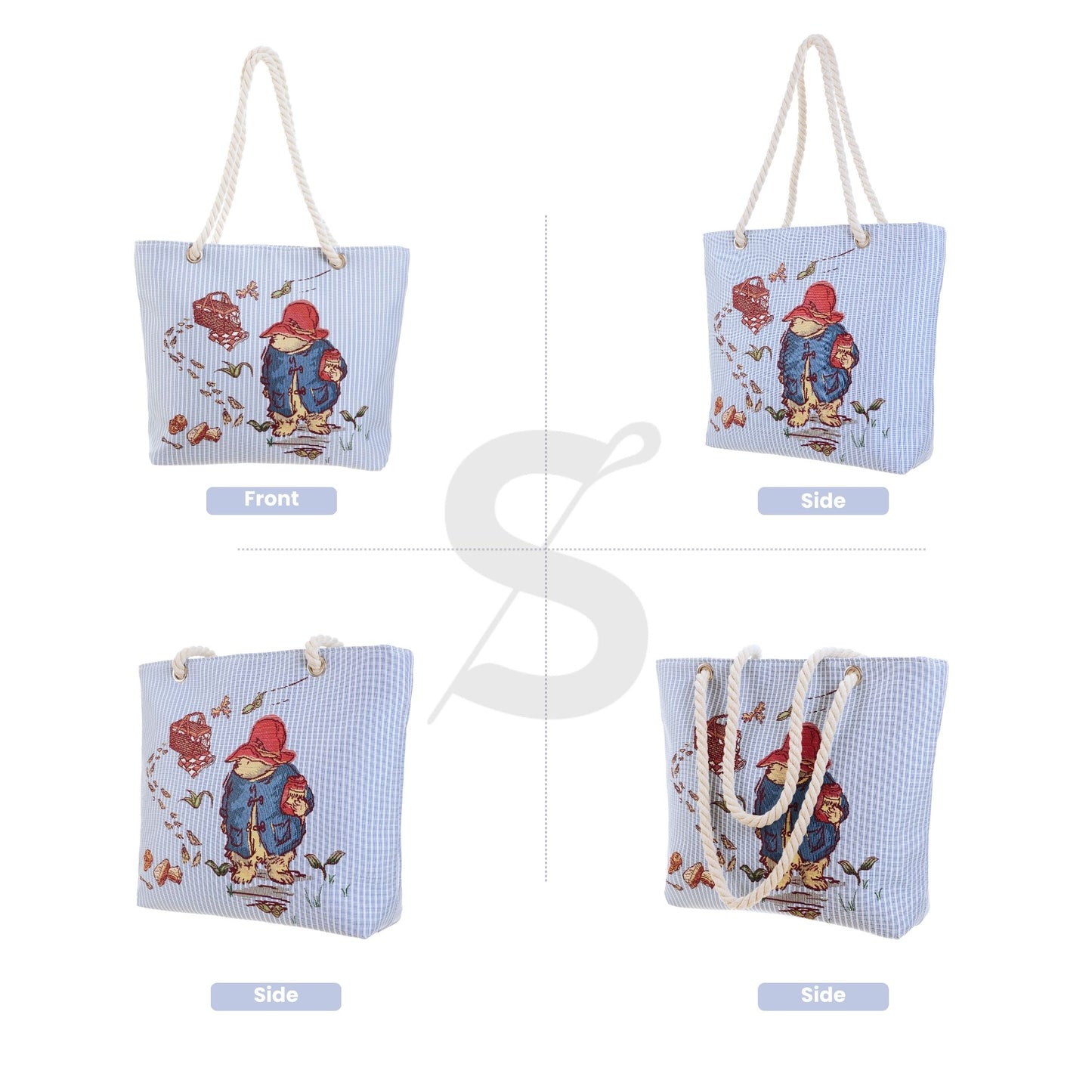 Paddington Bear Marmalade Rope Tote Beach Bag