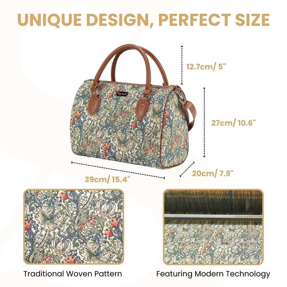 William Morris Golden Lily Travel Bag