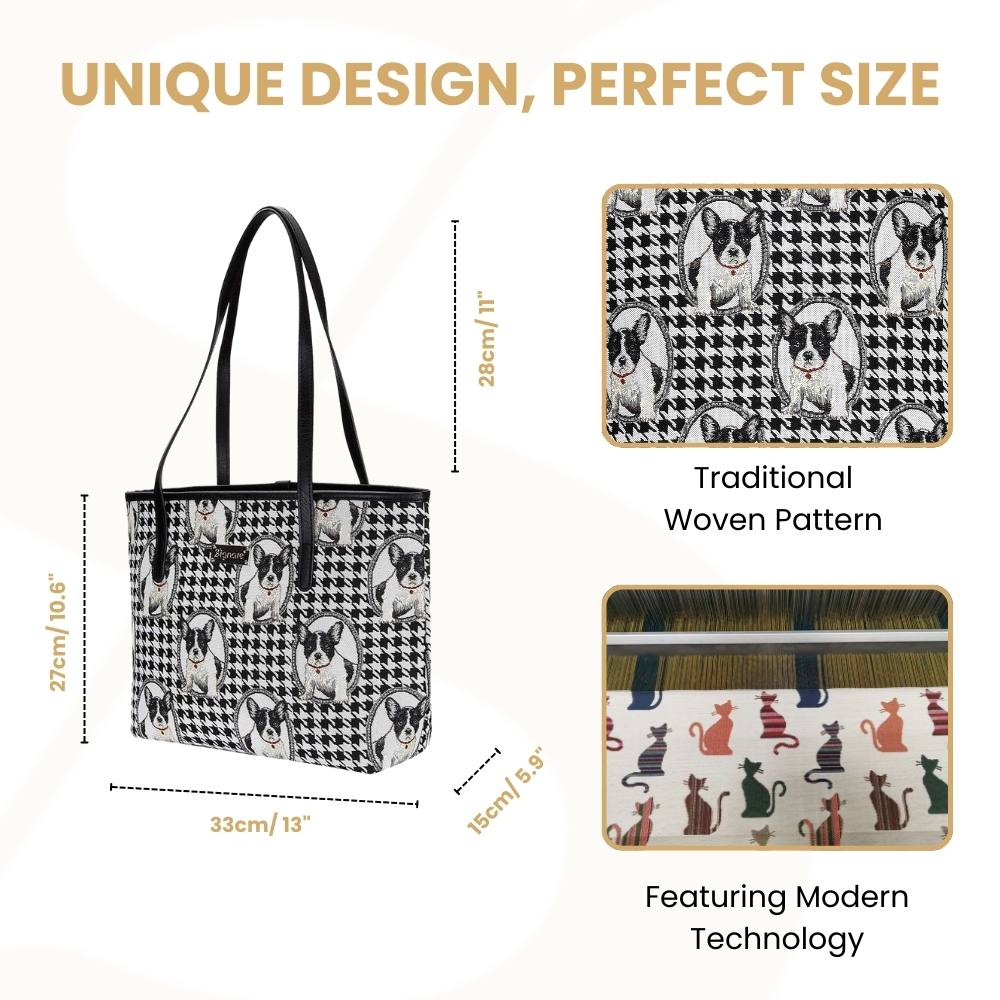 French Bulldog Shoulder Tote Bag