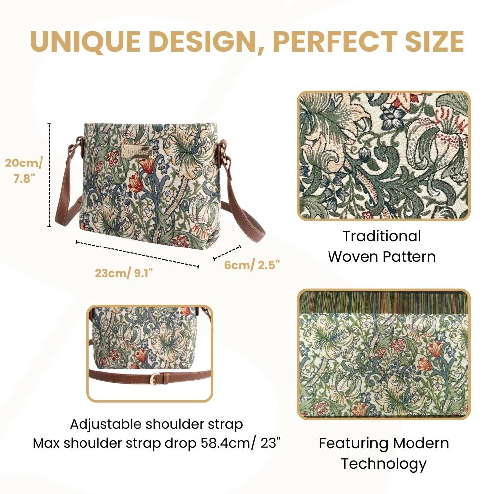 William Morris Golden Lily Crossbody Bag
