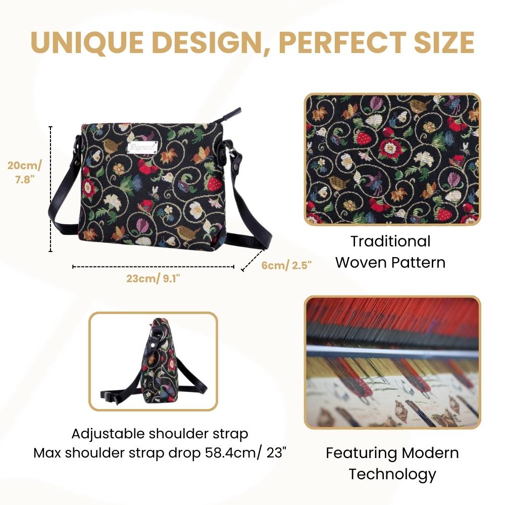 Jacobean Dream Crossbody Bag