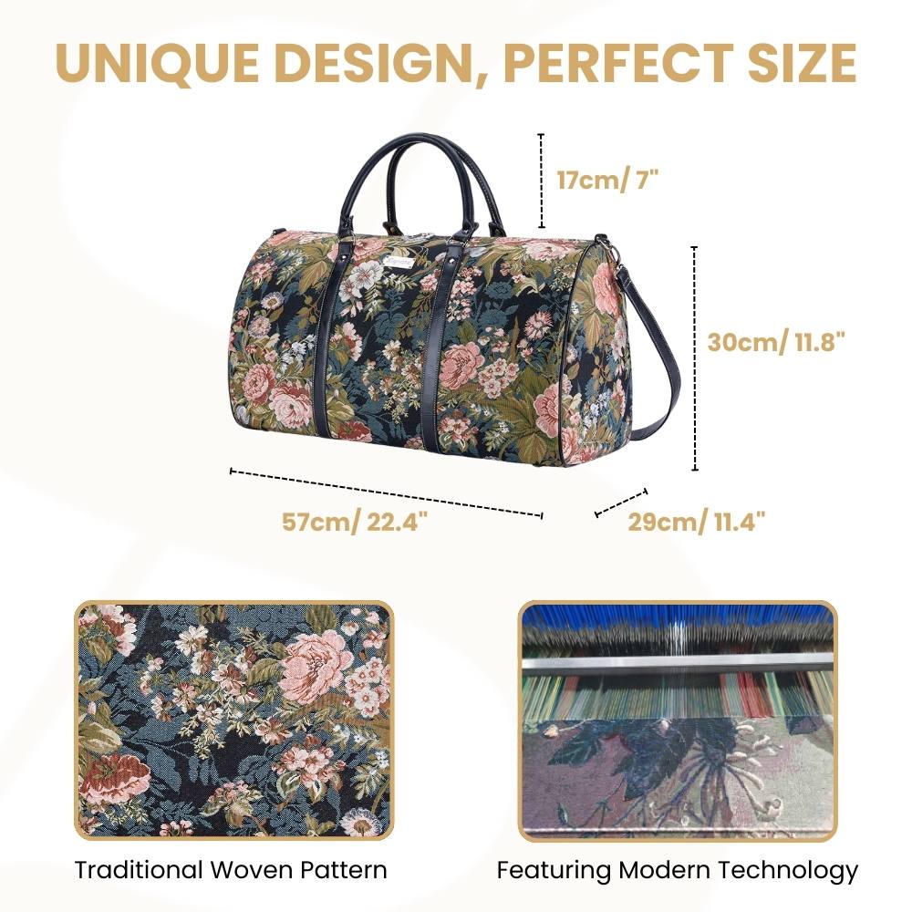 Peony Floral Big Holdall/Duffel Bag
