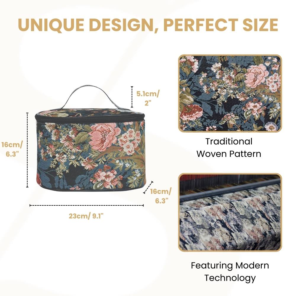 Peony Floral Toiletry Bag/ Toiletries Organizer